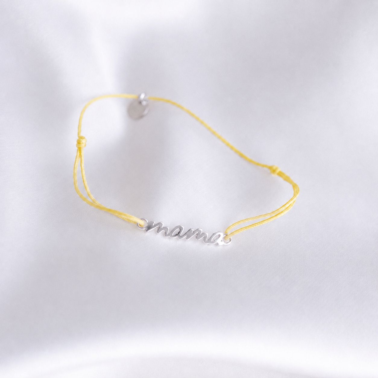 Nyla MAMA & MINI Matching Partnerlook Nylon Armband 925 Silber 18k vergoldet Geschenk