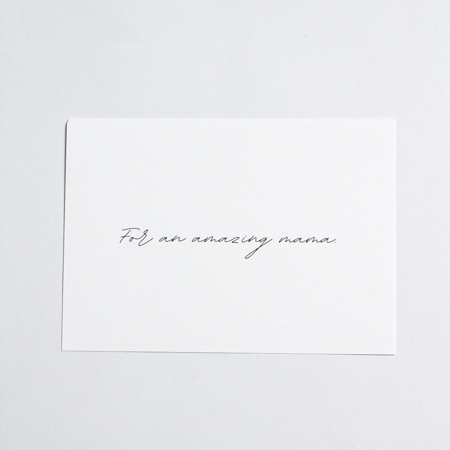 Mama geschenk - Schöne Grußkarte für Mama mit den Worten "For an amazing mama".