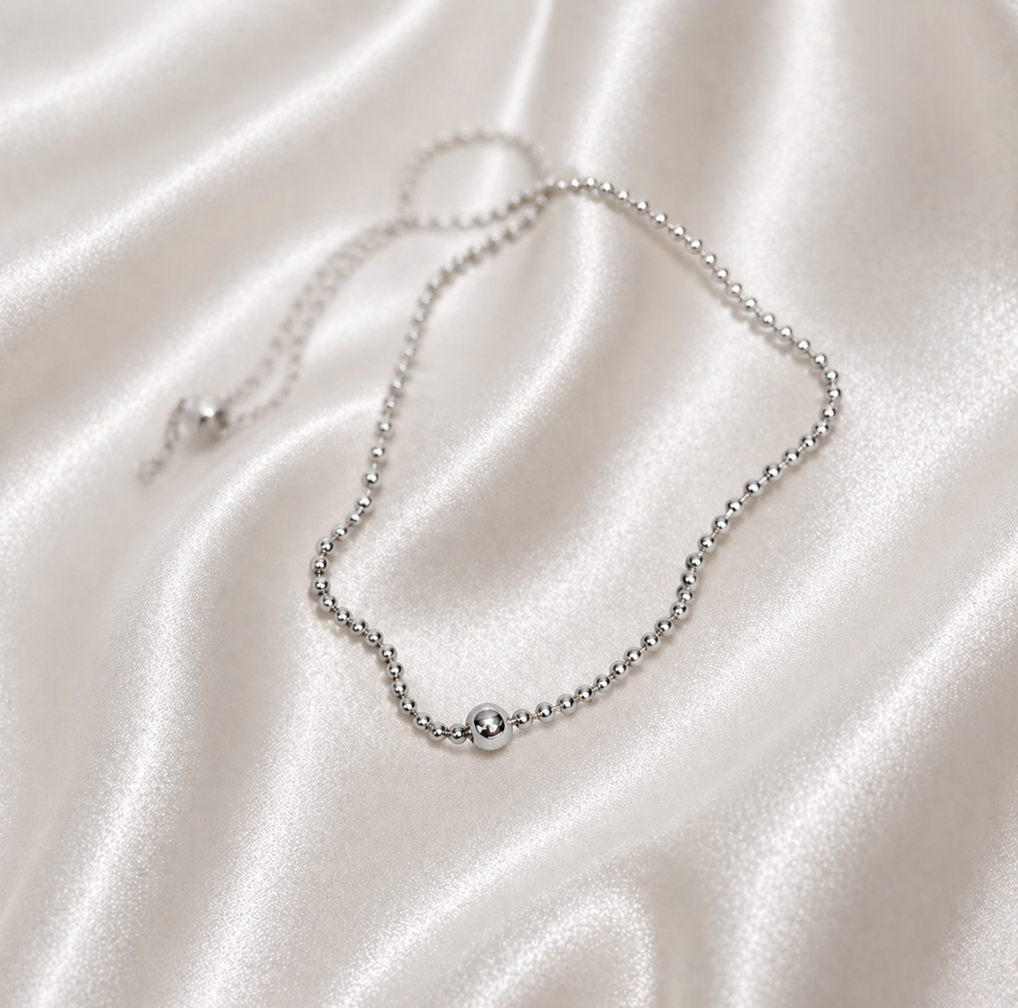 MAMA Timeless Beads Kugelkette 925 Silber 18k vergoldet Muttertag Limited Edition