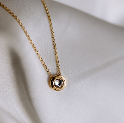 Engraved Elegance MAMA Set Armband Kette Swarovski Stein graviert Mama x paulinakart