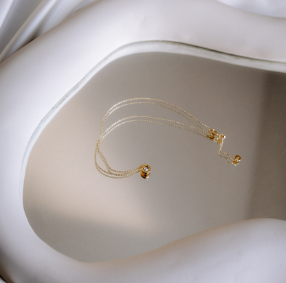 Engraved Elegance MAMA Set Armband Kette Swarovski Stein graviert Mama x paulinakart