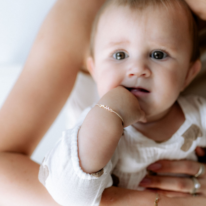 Nyla MAMA & MINI Matching Partnerlook Nylon Armband 925 Silber 18k vergoldet Geschenk