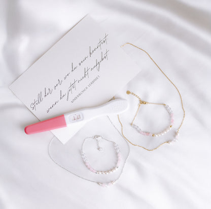 Solene Kinderwunsch Armband Kette Natursteine Mamawerden Kiwu x karolin.kus