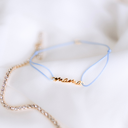 It’s a girl / It’s a boy Mama & Mini Armband Geburtsgeschenk Limited Edition vergoldet Echtschmuck