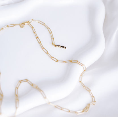 Everlink MAMA Kette Y Gliederkette mit mama Charm LIMITED EDITION Schriftzug