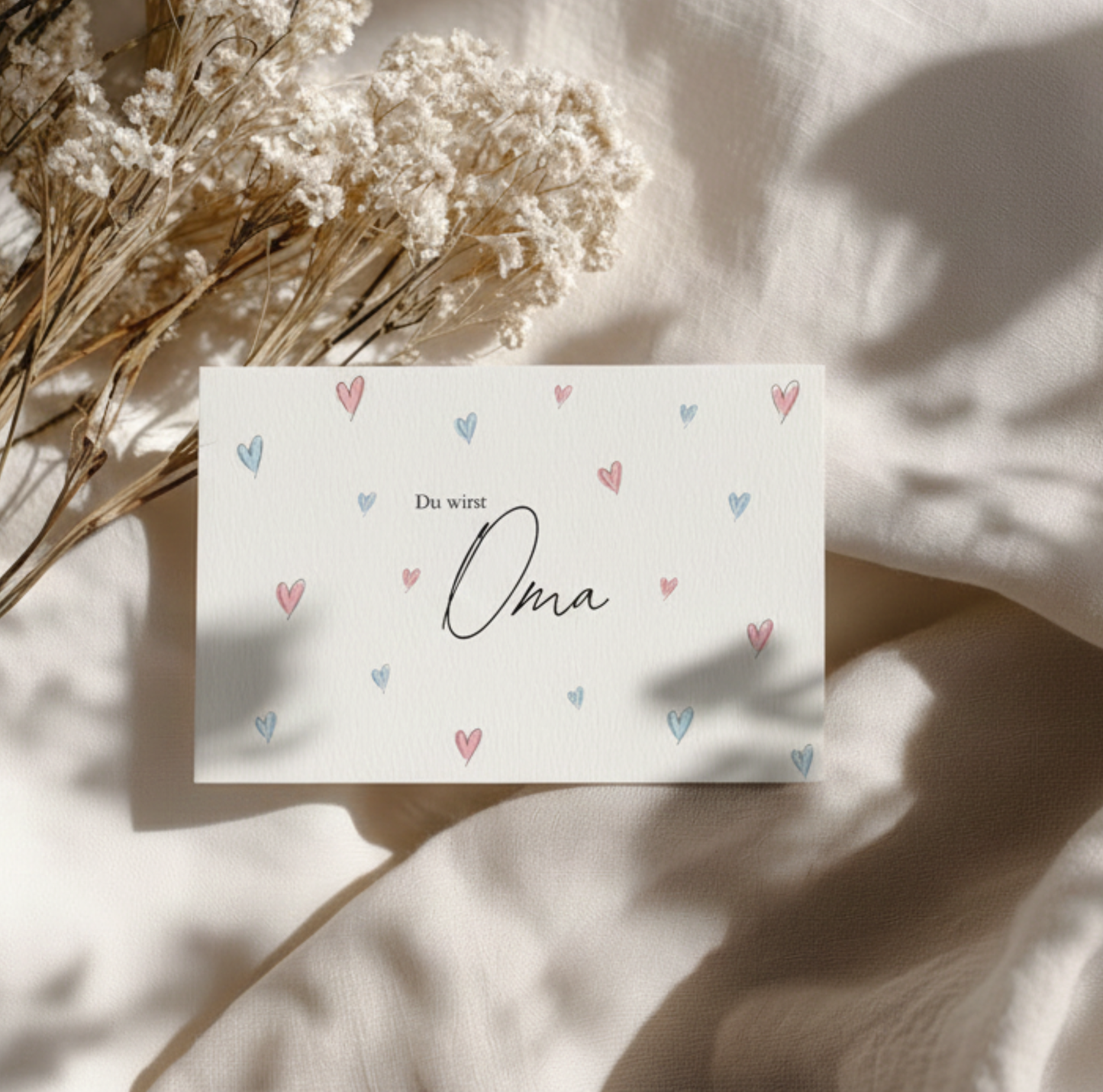 "Du wirst Oma!" Grußkarte