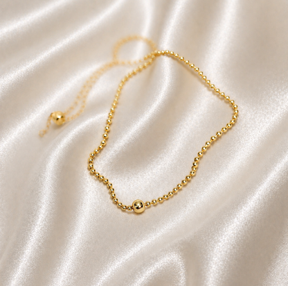 MAMA Timeless Beads Kugelkette 925 Silber 18k vergoldet Muttertag Limited Edition