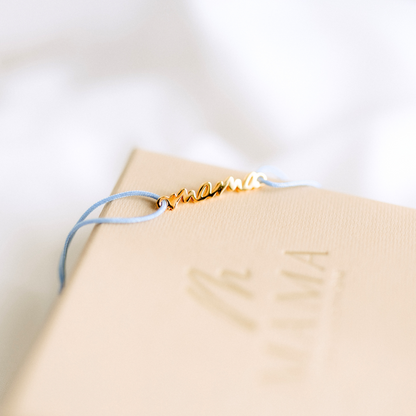 It’s a girl / It’s a boy Mama & Mini Armband Geburtsgeschenk Limited Edition vergoldet Echtschmuck