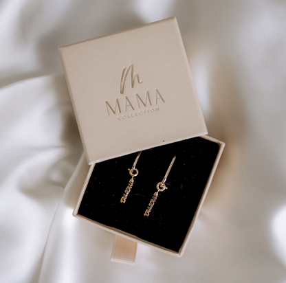 Pearls of mother MAMA Charms Ohrringe x Ann-Kathrin Hellge Geschenk vergoldet