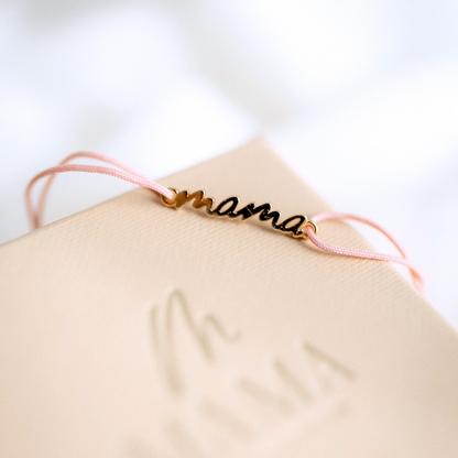 It’s a girl / It’s a boy Mama & Mini Armband Geburtsgeschenk Limited Edition vergoldet Echtschmuck