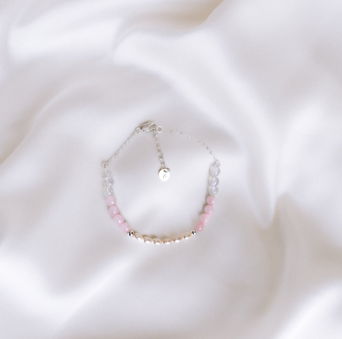 Solene Kinderwunsch Armband Kette Natursteine Mamawerden Kiwu x zweiter.kinderwunsch