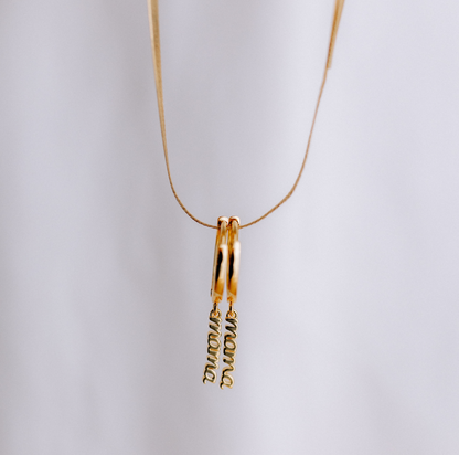 MAMA Charms Hoops Ohrringe Muttertag Geschenk