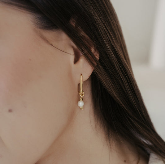 Pearls of mother MAMA Charms Ohrringe x Ann-Kathrin Hellge Geschenk vergoldet